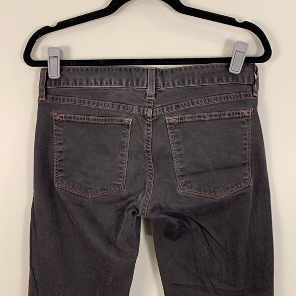 J Crew toothpick ankle cropped black denim jeans woman’s size 27 - Picture 5 of 10